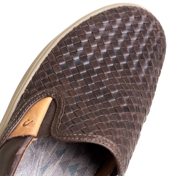 OluKai Brown Woven Loafers - Picture 12 of 16